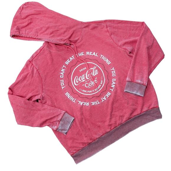 Coca-Cola You Can't Beat The Real Thing Trademark Hoodie Size XXL - Picture 1 of 8